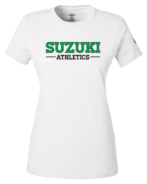 LADIES Suzuki Athletics Under Armour Athletic 2.0 T-Shirt with Printed Logo