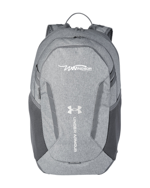 City of Windsor Under Armour Hustle Backpack with Printed Logo