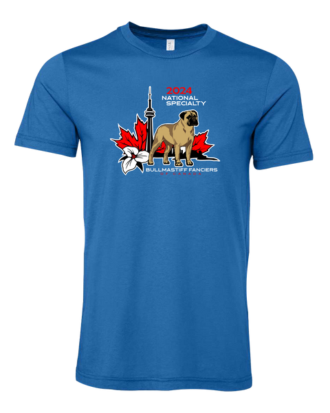 Bullmastiff Fanciers of Canada Adult Jersey T-Shirt with Printed Logo