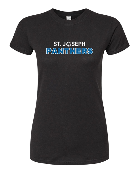 St. Joseph Ladies Fine Jersey T-Shirt with Printed Logo