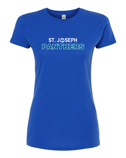 St. Joseph Ladies Fine Jersey T-Shirt with Printed Logo