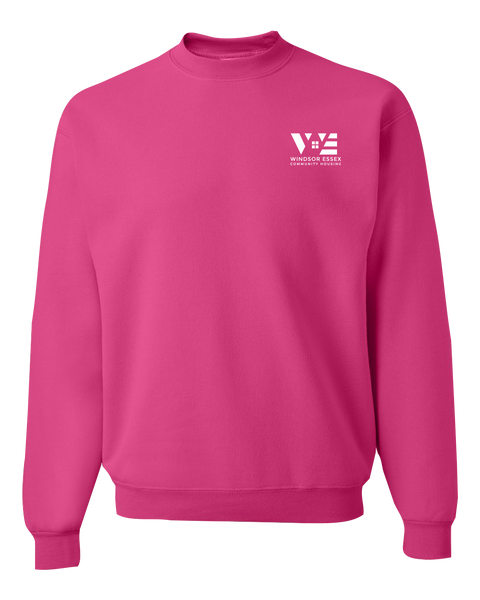 Windsor Essex Community Housing Adult Crewneck Sweatshirt with Left Chest Embroidered Logo