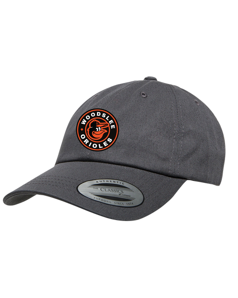 Woodslee Orioles Adult Low-Profile Cotton Twill Cap with Embroidered Logo