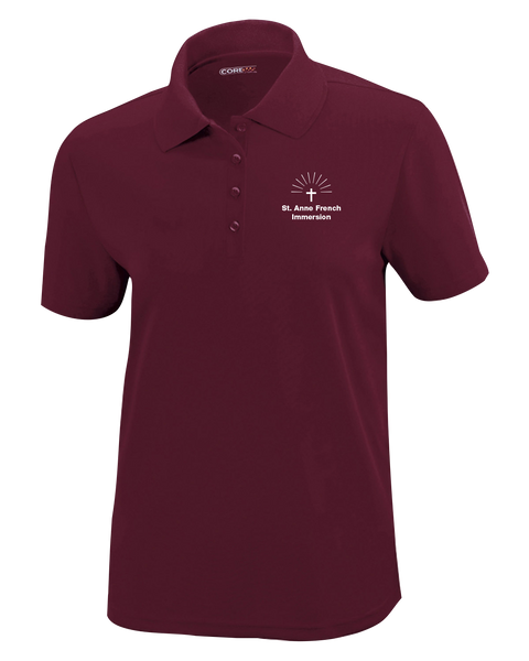 St. Anne French Immersion Ladies' Sport Shirt with Embroidered Logo