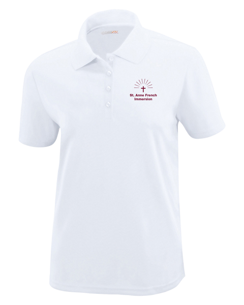 St. Anne French Immersion Ladies' Sport Shirt with Embroidered Logo