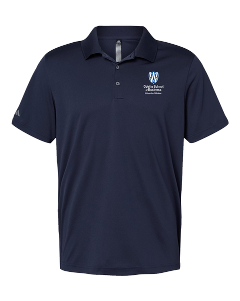 Odette Mens' Adidas® Mélange Polo with Embroidered Logo