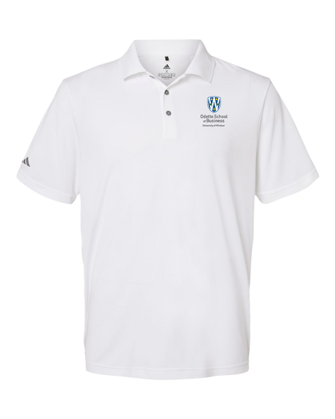 Odette Mens' Adidas® Mélange Polo with Embroidered Logo