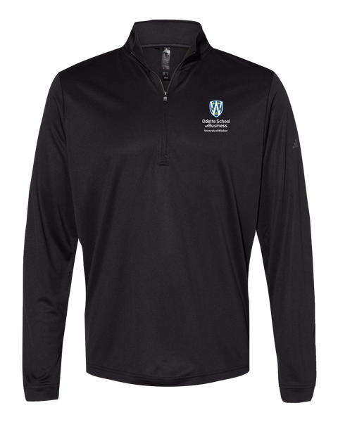 Odette Adult Adidas® Lightweight Quarter-Zip Pullover with Embroidered Logo