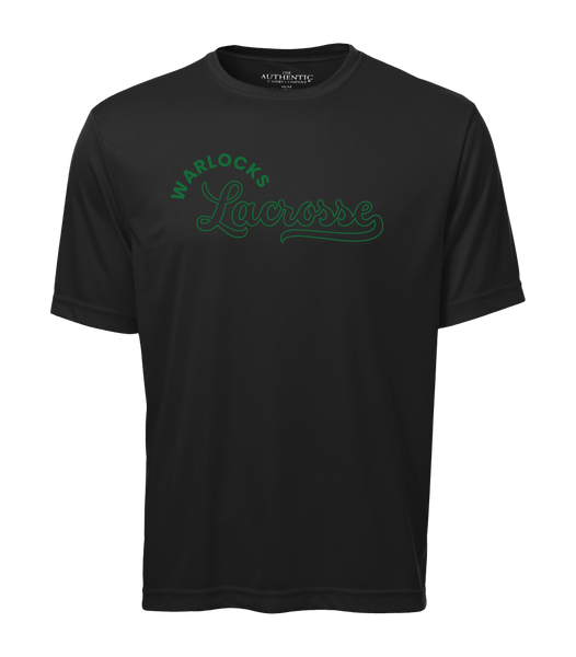 Warlocks Lacrosse Script Youth Dri-Fit T-Shirt with Printed Logo