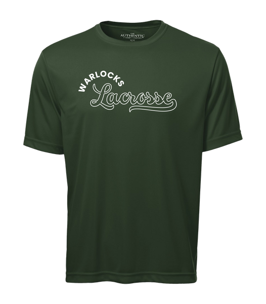 Warlocks Lacrosse Script Youth Dri-Fit T-Shirt with Printed Logo