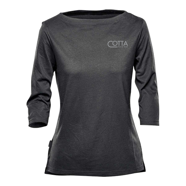 Cotta Ladies 3/4 Tee with Printed Logo