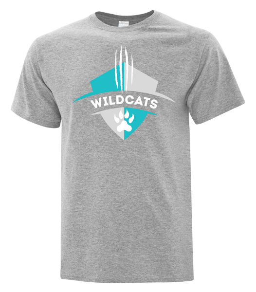 Wildcats Youth Cotton T-Shirt with Printed logo