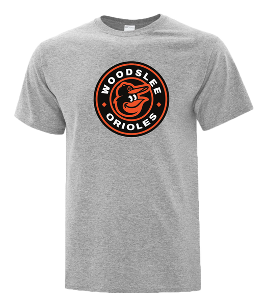 Woodslee Orioles Adult Cotton Tshirt with Printed Logo