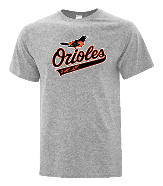 Woodslee Orioles Script Youth Cotton TShirt with Printed Logo