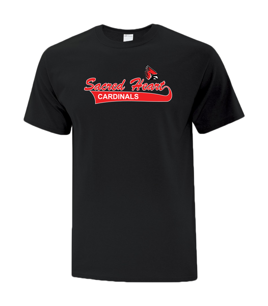 Sacred Heart Youth Cotton T-Shirt with Printed logo