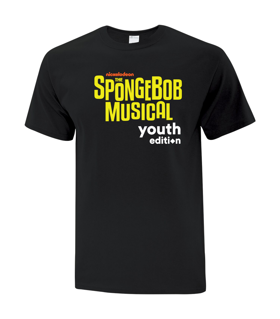 "The SpongeBob Musical" Youth Cotton T-Shirt with Printed Logo