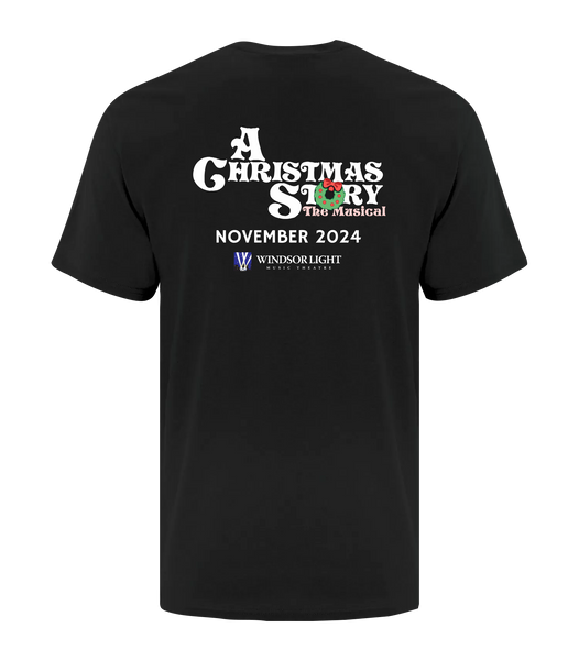 "A Christmas Story" Adult Cotton T-Shirt with Printed logo