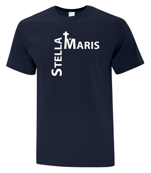 Stella Maris Adult Cotton T-Shirt with Printed logo