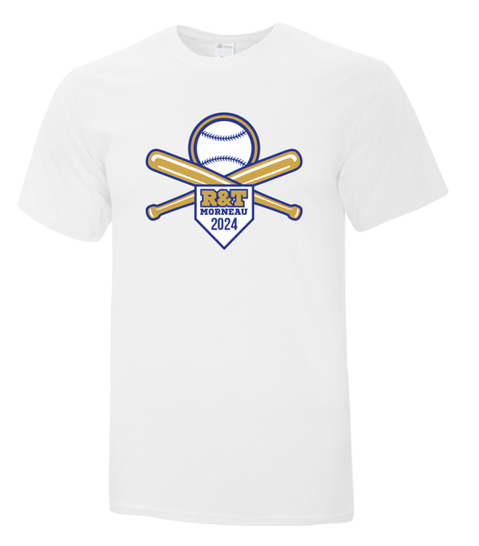 R&T Morneau Tournament Youth Ring Spun Cotton T-Shirt with Printed Logo