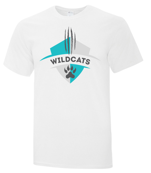 Wildcats Youth Cotton T-Shirt with Printed logo