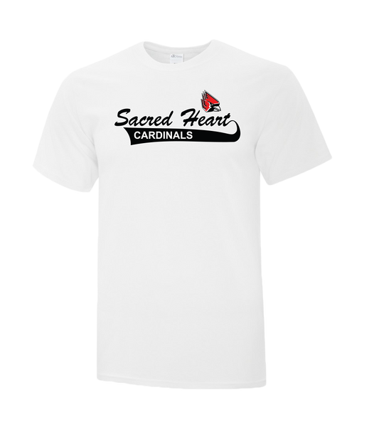 Sacred Heart Youth Cotton T-Shirt with Printed logo