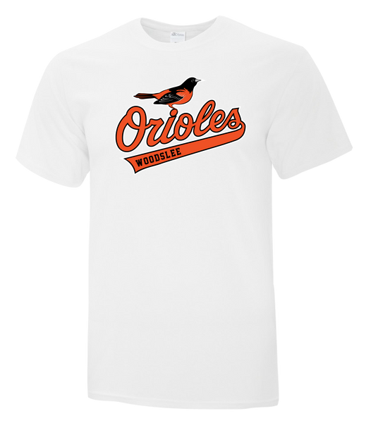 Woodslee Orioles Script Youth Cotton TShirt with Printed Logo