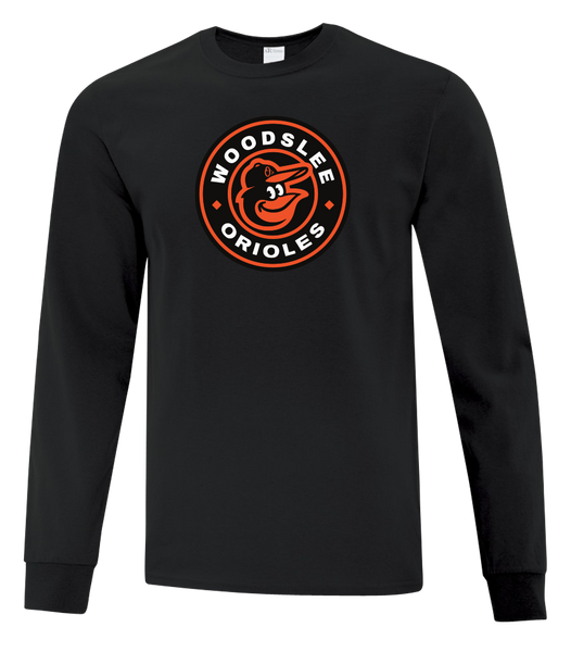 Woodslee Orioles Adult Cotton Long Sleeve with Printed Logo