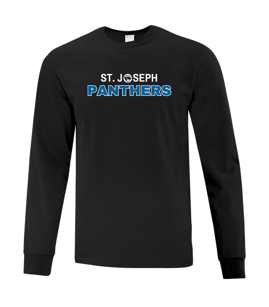 St. Joseph Adult Cotton Long Sleeve with Printed Logo