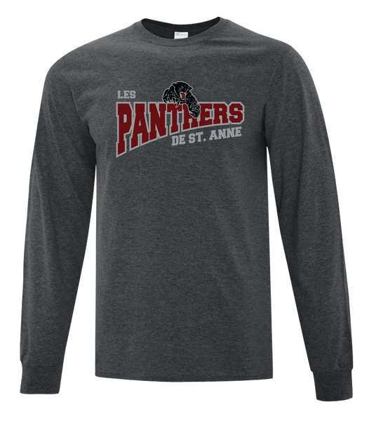 St. Anne Panthers Adult Cotton Long Sleeve with Printed Logo