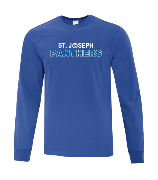 St. Joseph Youth Cotton Long Sleeve with Printed Logo