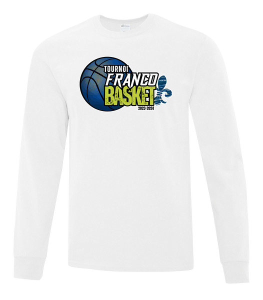 Tournoi Franco Basket 2023-2024 Youth Cotton Long Sleeve with Full Colour Logo