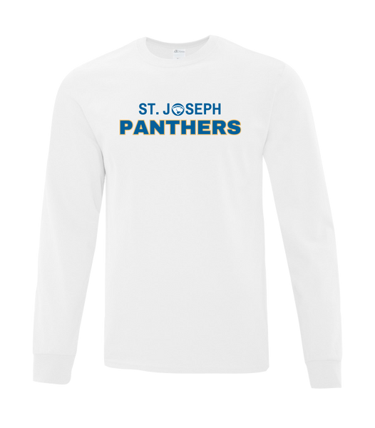 St. Joseph Youth Cotton Long Sleeve with Printed Logo