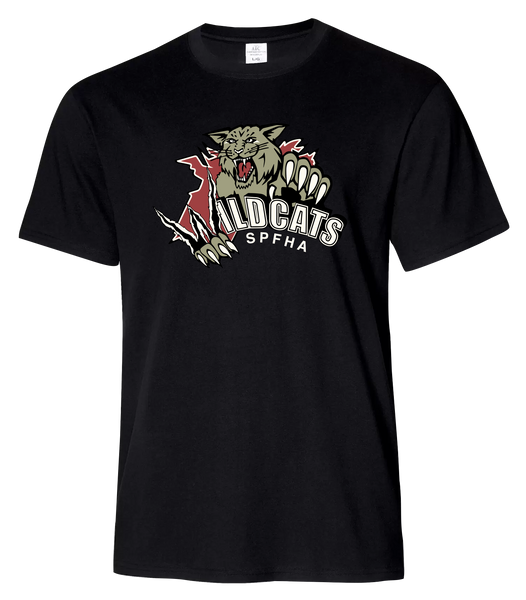 Wildcats SPFHA Youth Cotton T-Shirt with Printed Logo