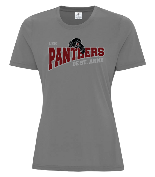 St. Anne Panthers Ladies Cotton T-Shirt with Printed logo