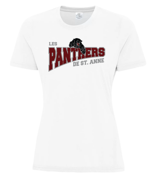 St. Anne Panthers Ladies Cotton T-Shirt with Printed logo