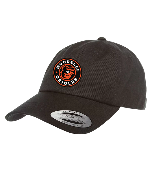 Woodslee Orioles Adult Low-Profile Cotton Twill Cap with Embroidered Logo