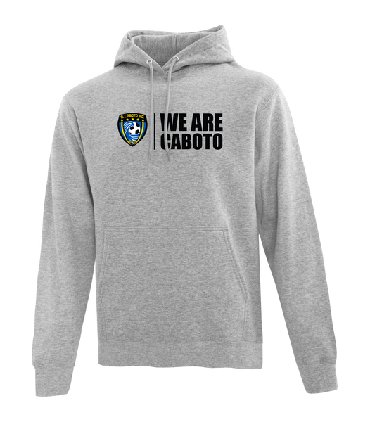 "We Are Caboto" Adult Cotton Pull Over Hooded Sweatshirt with Printed Logo