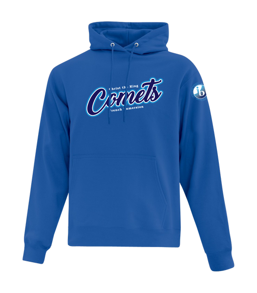 Comets Youth Cotton Pull Over Hooded Sweatshirt with Printed Logo