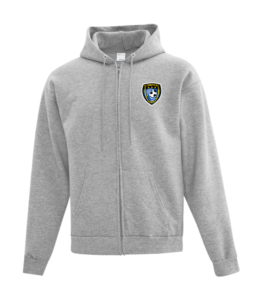 Caboto SC Youth Cotton Full Zip Hooded Sweatshirt with Embroidered Logo