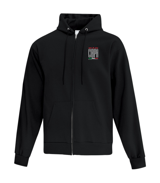 CIBPA Montreal Youth Cotton Full Zip Hooded Sweatshirt with Left Chest Embroidered Logo