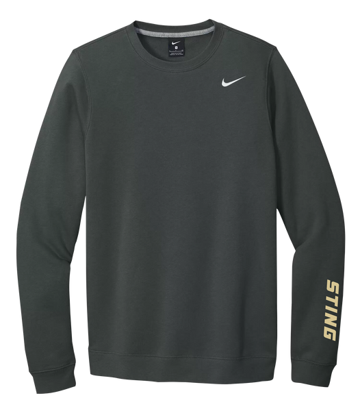 Sting Adult Nike® Fleece Crewneck with Embroidered Logo