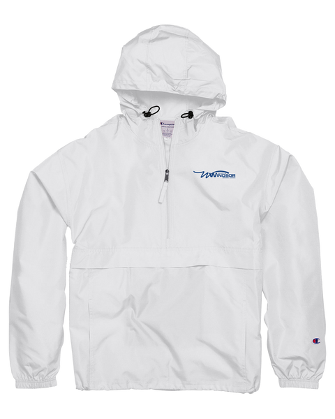 City of Windsor Adult Champion Packable Anorak Quarter-Zip Jacket with Left Chest Embroidered Logo