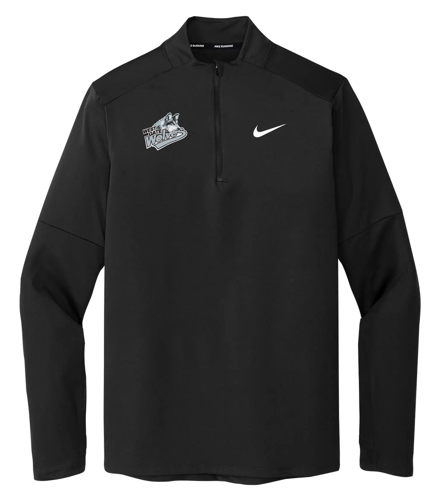 Nike dri fit half zip best sale