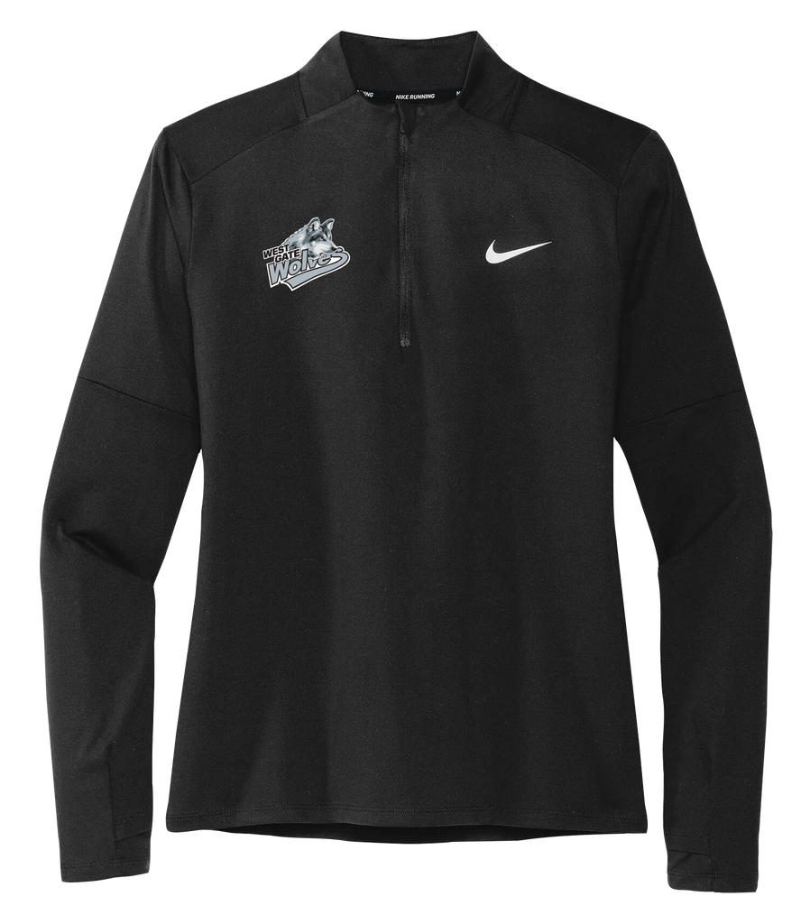 Wolves Staff Ladies Nike® Dri-Fit Half-Zip Sweater with Embroidered Logo