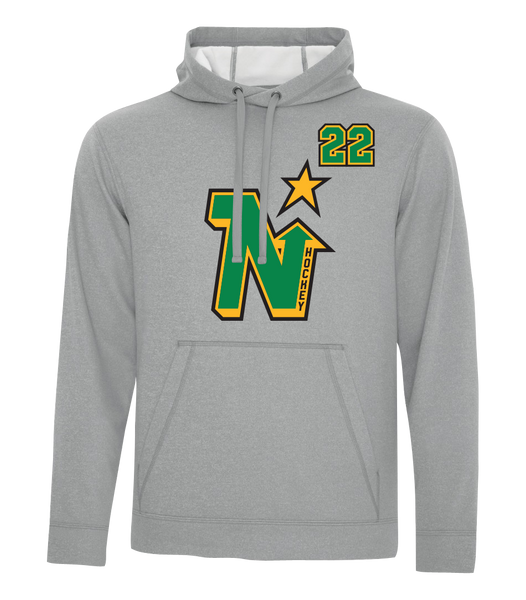 Amherstburg 'North Stars' Retro Adult Dri-Fit Hoodie With Printed Logo