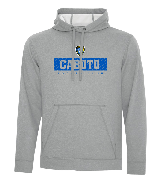 Caboto Soccer Club Block Letters Adult Dri-Fit Hoodie with Printed Logo