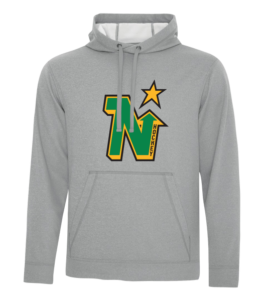 Amherstburg 'North Stars' Retro Adult Dri-Fit Hoodie With Printed Logo