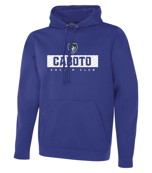 Caboto Soccer Club Block Letters Adult Dri-Fit Hoodie with Printed Logo