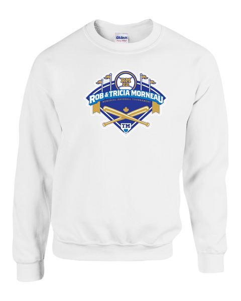 Rob & Tricia Morneau Tournament Adult Crewneck Sweatshirt with Printed Logo