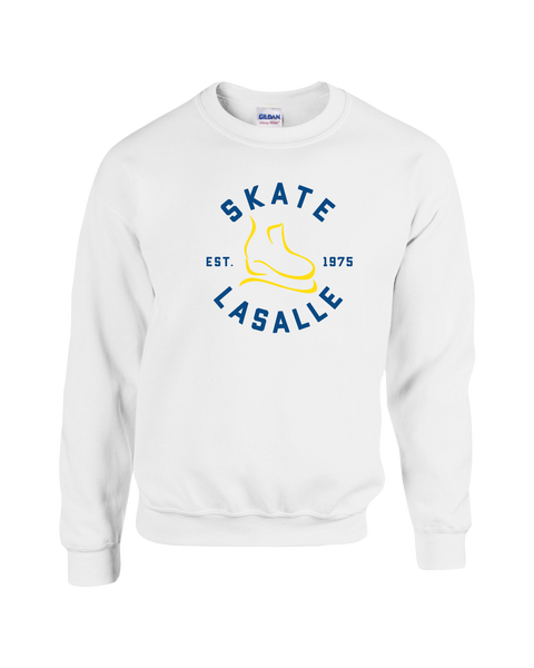 Skate LaSalle Est. 1975 Adult Fleece Crewneck with Printed Logo